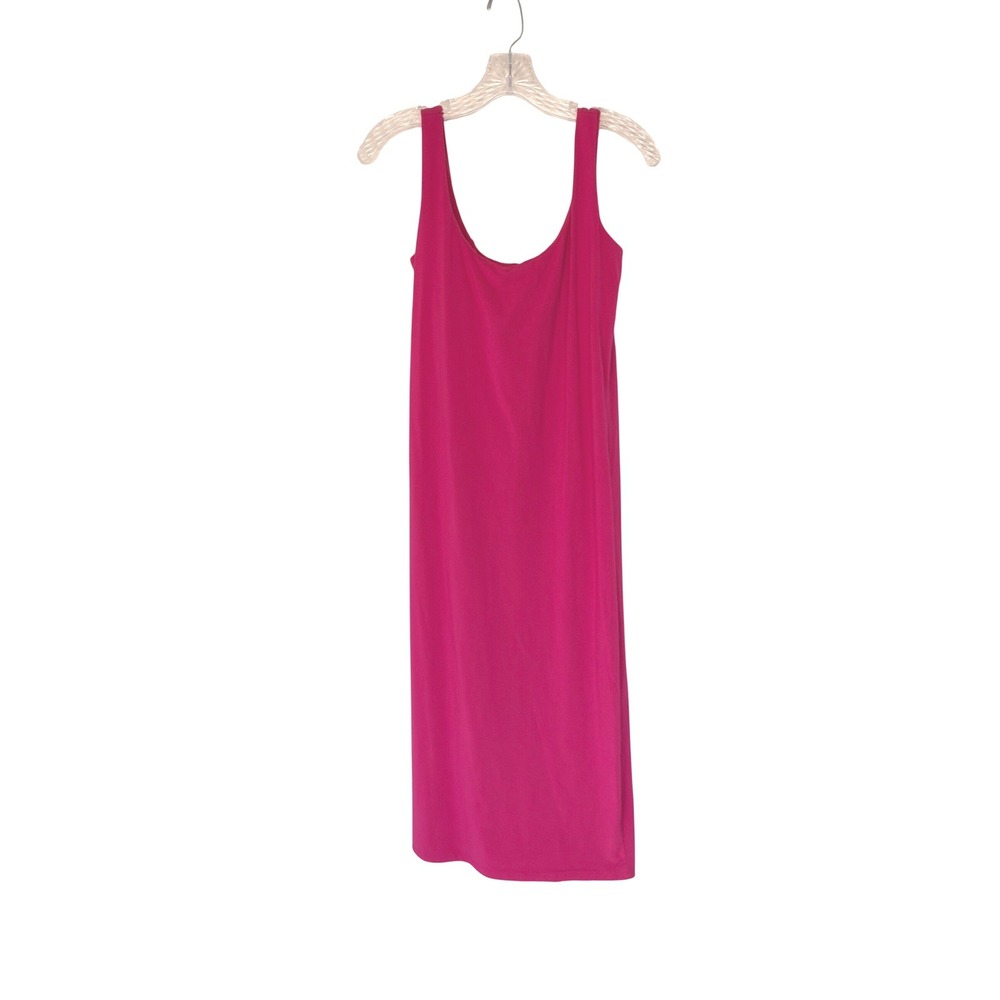 Hatch The Body Tank Maternity Dress Pink Midi Stretch Sleeveless Bodycon Medium